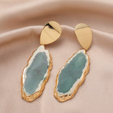 Personality Irregular Jade Aesthetic Earrings